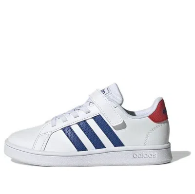 Adidas Originals (ps) Adidas Grand Court 'white Royal Blue' In Multi
