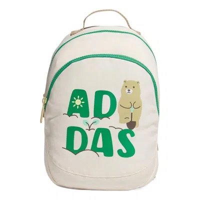 Adidas Originals (ps) Adidas Graphic Backpack Mini 'white Green' In Multi