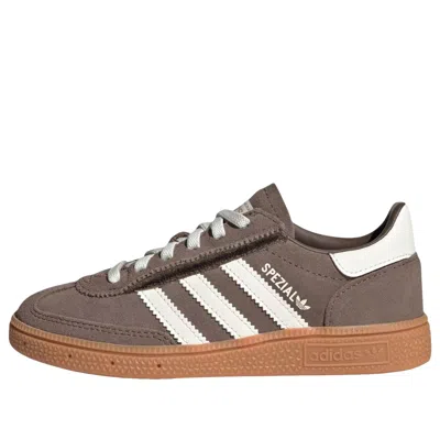Adidas Originals (ps) Adidas Handball Spezial Elastic Lace 'earth Strata Off White' In Multi