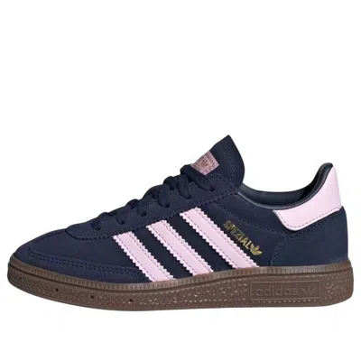 Adidas Originals (ps) Adidas Handball Spezial 'navy Pink' In Blue