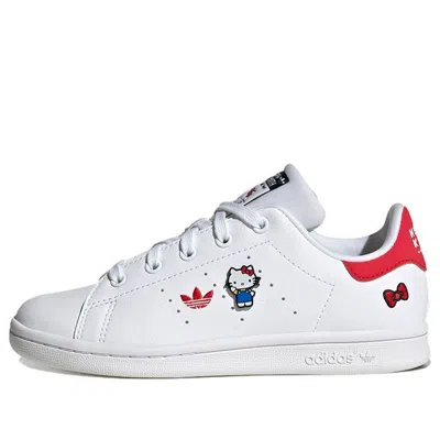 Adidas Originals (ps) Adidas Hello Kitty X Stan Smith 'friends Forever' In White
