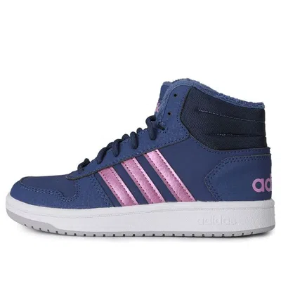 Adidas Originals (ps) Adidas Hoops 2.0 'dark Blue Purple'