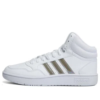Adidas Originals (ps) Adidas Hoops Mid 3.0 'white Silver'