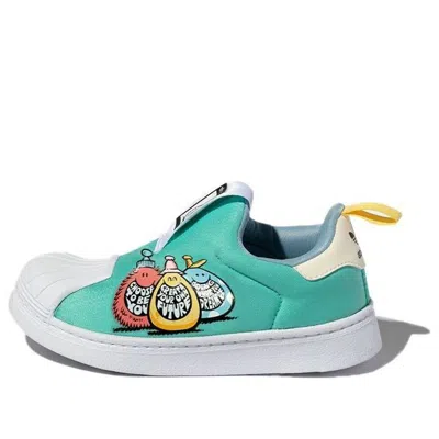 Adidas Originals (ps) Adidas Kevin Lyons X Superstar 360 Little Kid 'create Your Own Future'