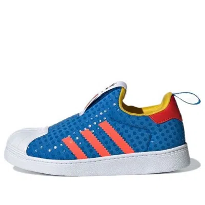 Adidas Originals (ps) Adidas Lego X Superstar 360 J 'shock Blue'