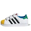 Adidas Originals (ps) Adidas Lego X Superstar Cf J 'white Yellow Green'