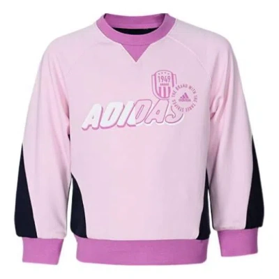 Adidas Originals (ps) Adidas Lg In Knit Crew 'pink'