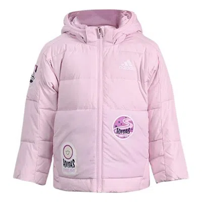 Adidas Originals (ps) Adidas Lk Graphic Down Jacket 'pink'