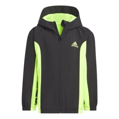 Adidas Originals (ps) Adidas Lk Street Woven Jacket 'black Green'