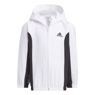 Adidas Originals (ps) Adidas Lk Street Woven Jacket 'white Black'