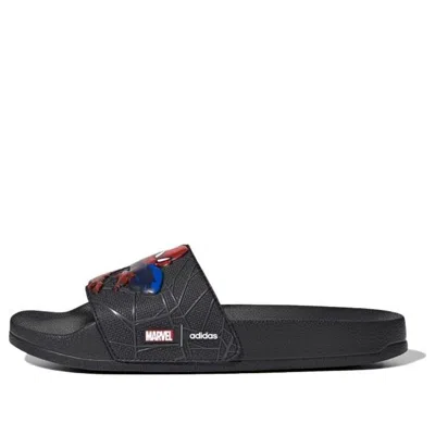 Adidas Originals (ps) Adidas Marvel X Adilette Shower Slide J 'spider-man' In Multi