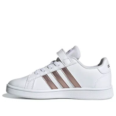 Adidas Originals (ps) Adidas Neo Grand Court 'white Gold' In Multi