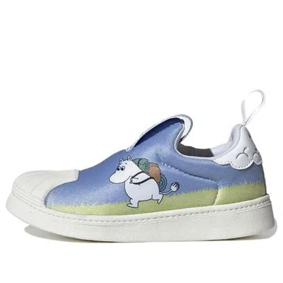 Adidas Originals Kids' (ps) Adidas Original Superstar 360 X Moomin Shoes 'moomintroll' In Blue