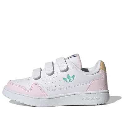 Adidas Originals (ps)  Ny 90 'white Purple Pink' In Multi