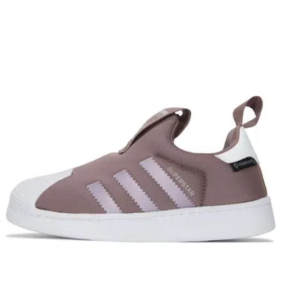 Adidas Originals (ps)  Superstar 360 'purple White' In Brown