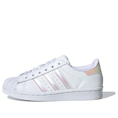 Adidas Originals (ps)  Superstar C 'white Pink'