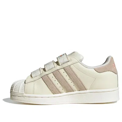 Adidas Originals (ps)  Superstar 'white Wonder Mauve' In Multi