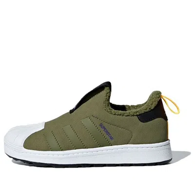 Adidas Originals (ps)  Superstar Winter 360 C In Green