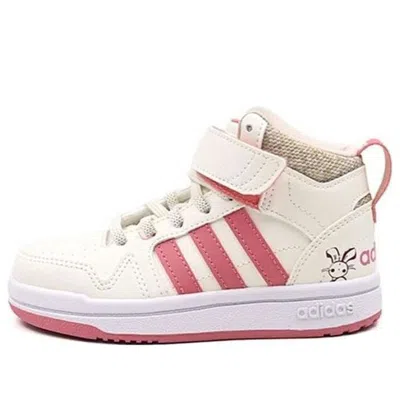 Adidas Originals (ps) Adidas Postmove Mid Shoes 'white Red' In Neutral