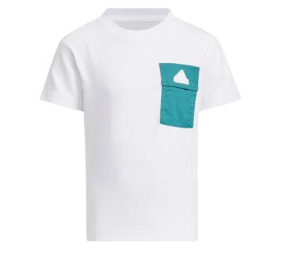 Adidas Originals (ps) Adidas Sportswear T-shirt Asia Sizing 'white Teal'
