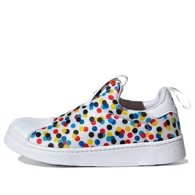 Adidas Originals (ps) Adidas  Superstar 360 X Disney 'mickey And Minnie Polka Dots'