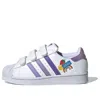 Adidas Originals (ps) Adidas Superstar Cf C 'fruits & Rainbow Patches' In White