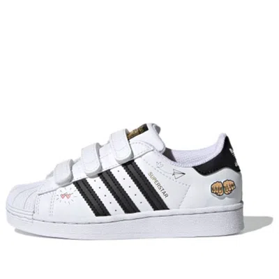Adidas Originals (ps) Adidas Superstar J 'girls Rule - White'