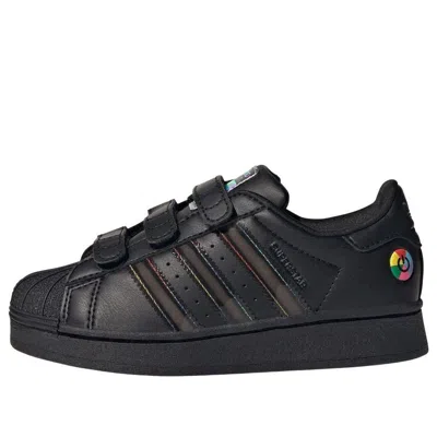 Adidas Originals (ps) Adidas Superstar Led Light 'black' In Multi