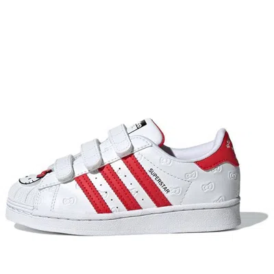 Adidas Originals (ps) Adidas Superstar X Hello Kitty 'allover Debossed Bows'