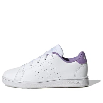 Adidas Originals (ps) Adidas Tennis Advantage Lifestyle Court 'white Violet Fusion'