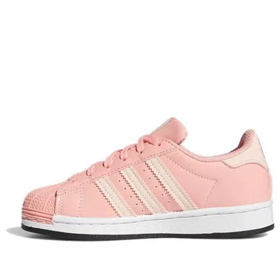 Adidas Originals (ps) Adidas Toy Story X Superstar Little Kid 'hamm' In Pink