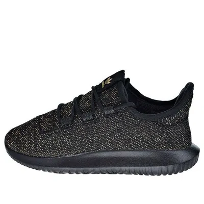 Adidas Originals (ps) Adidas Tubular Shadow J 'triple Black' In Multi