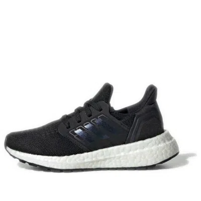 Adidas Originals (ps) Adidas Ultraboost 20 Shoes Junior 'core Black Blue Violet'