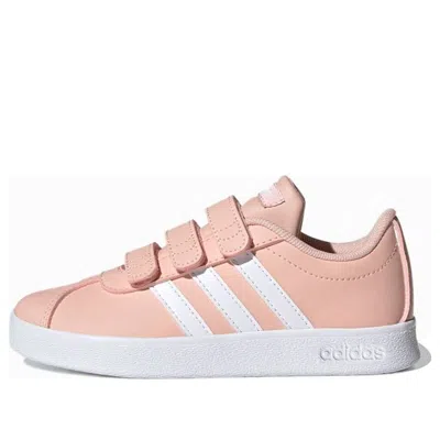 Adidas Originals (ps) Adidas Vl Court 2.0 Shoes 'pink White'