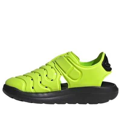Adidas Originals (ps) Adidas Water Sandal 2 'lucid Lemon Black' In Multi