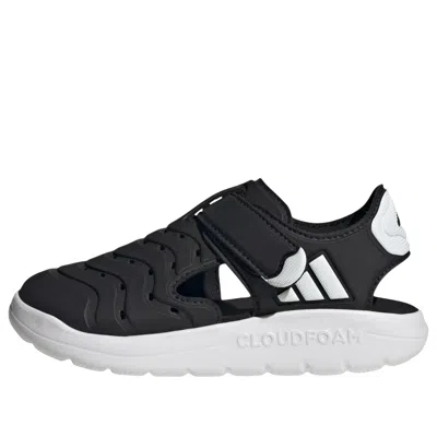 Adidas Originals (ps) Adidas Water Sandal 2 Sandals 'black Cloud White' In Multi