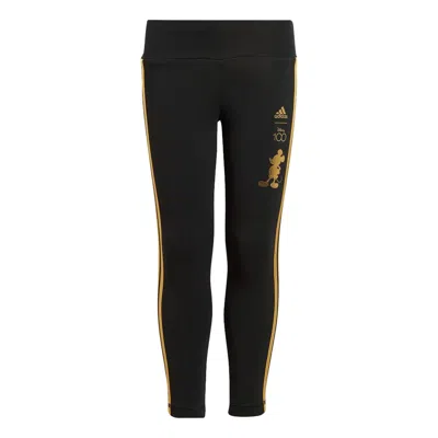 Adidas Originals (ps) Adidas X Disney 100 Leggings 'black Gold'