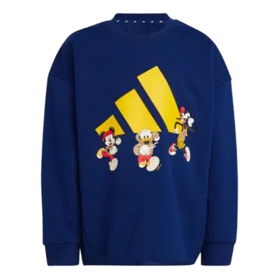 Adidas Originals (ps) Adidas X Disney Mickey Mouse Sweatshirt 'blue Yellow'