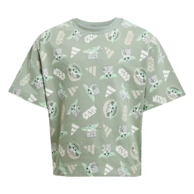 Adidas Originals (ps) Adidas X Star Wars Mandalorian T-shirt 'green'
