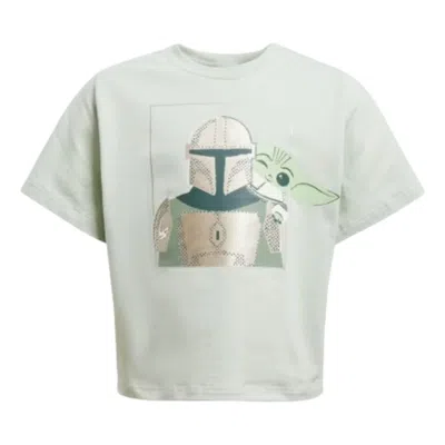 Adidas Originals (ps) Adidas X Star Wars The Mandalorian T-shirt Set 'green' In Gray