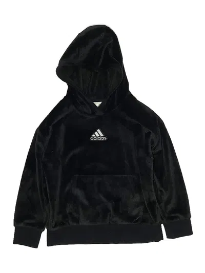 Pre-owned Adidas Originals Kids' Pullover Hoodie In Black