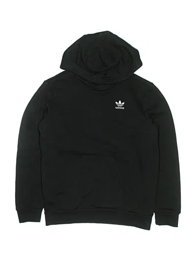 Pre-owned Adidas Originals Kids' Pullover Hoodie In Black