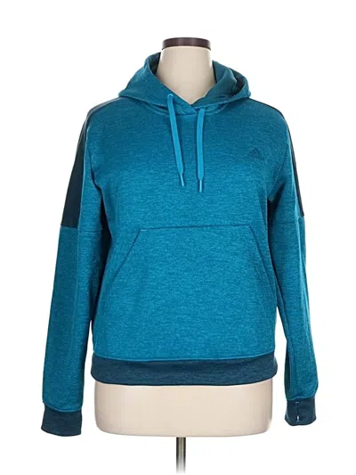 Pre-owned Adidas Originals Pullover Hoodie In Blue