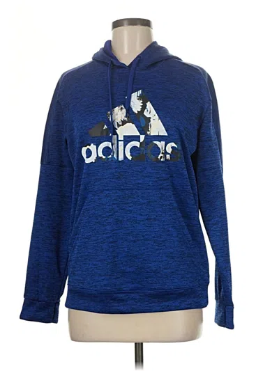 Pre-owned Adidas Originals Pullover Hoodie In Blue