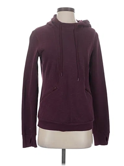 Pre-owned Adidas Originals Pullover Hoodie In Burgundy