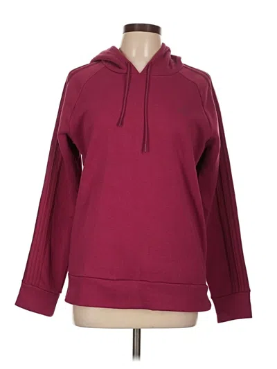 Pre-owned Adidas Originals Pullover Hoodie In Burgundy