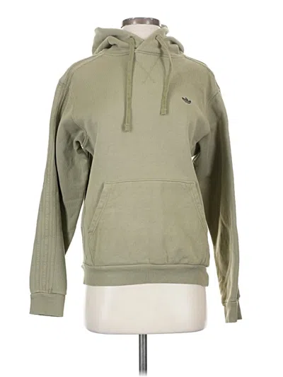 Pre-owned Adidas Originals Pullover Hoodie In Green