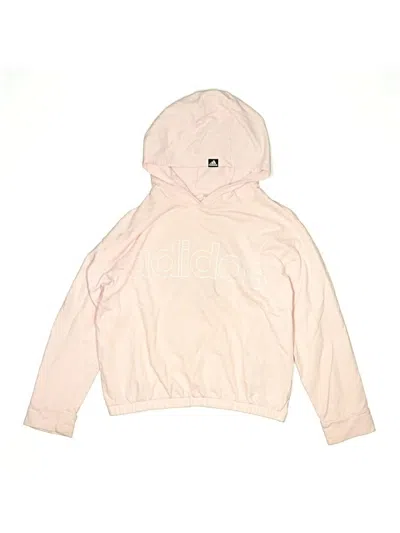 Pre-owned Adidas Originals Kids' Pullover Hoodie In Pink
