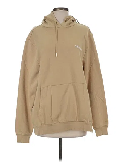 Pre-owned Adidas Originals Pullover Hoodie In Tan
