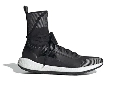 Pre-owned Adidas Originals Pulseboost Hd Mid (women's) Sneakers In Utility Black/ Dusty Rose/ Smc